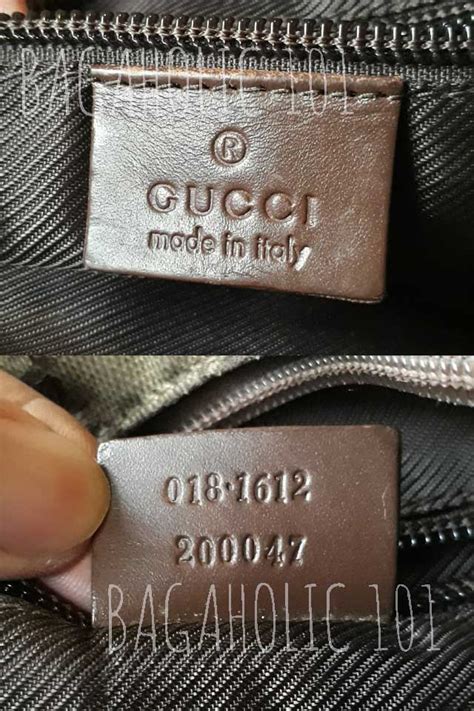 check if Gucci bag is real